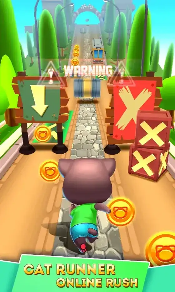 Imagem promocional do jogo Cat Parkour - PK Sprint