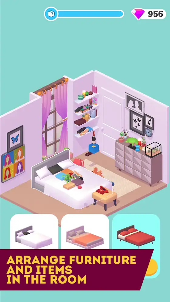 Ecrã do jogo Decor Life - Design de casa para Android