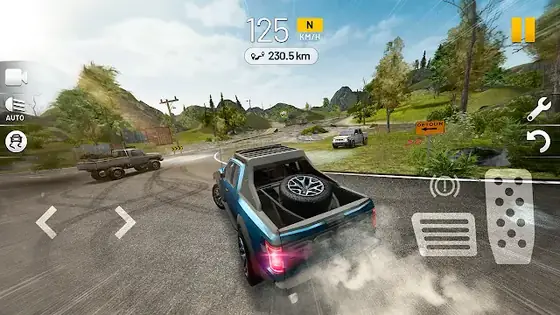 Cena de jogo de Extreme Car Driving Simulator em Android