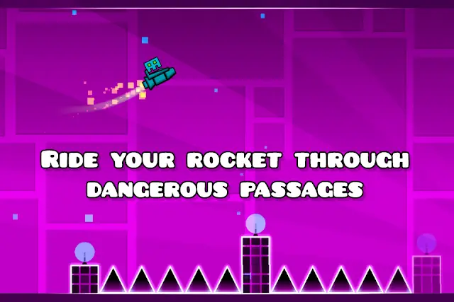 Captura do jogo Geometry Dash Lite