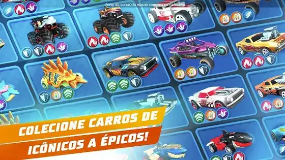 Cena de jogo de Hot Wheels Unlimited em Android