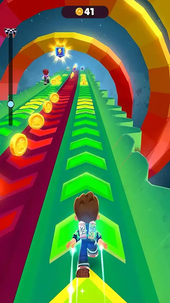 Ecrã do jogo Kooply Run: Subway Craft para Android