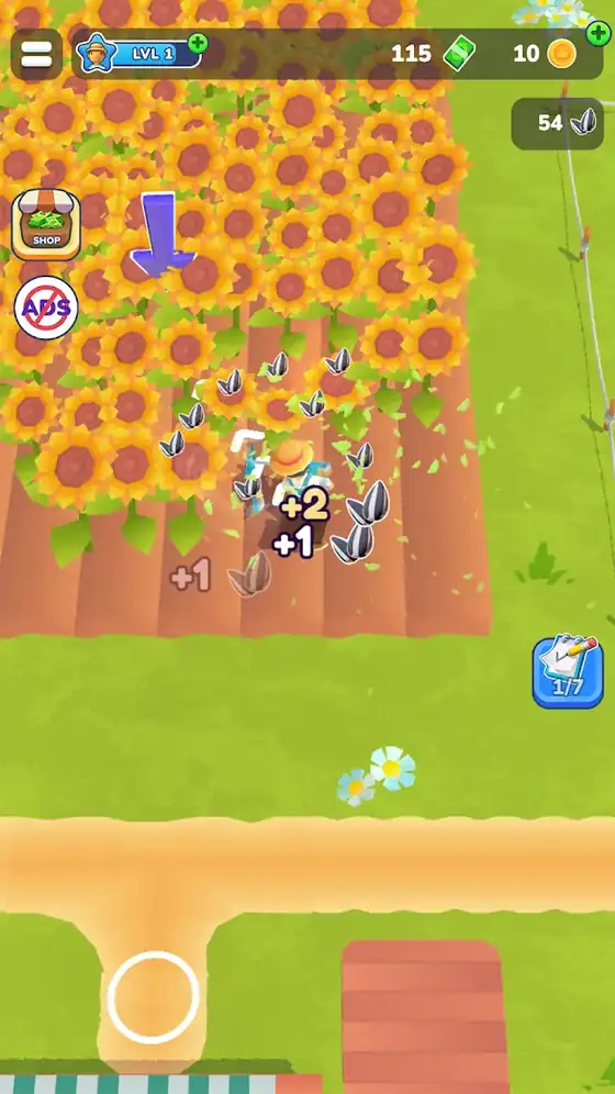 Ecrã do jogo Little Farm Story para Android