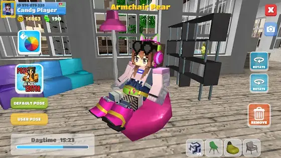 Ecrã do jogo School Party Craft para Android