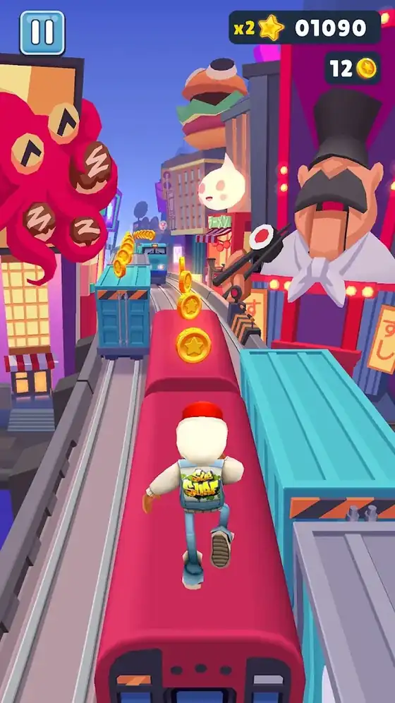 Imagem promocional do jogo Subway Surfers