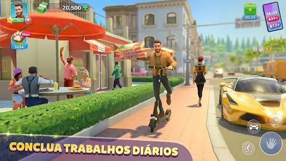 Ecrã do jogo Sunday City para Android
